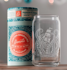 Kraken Octopus Beer Glass