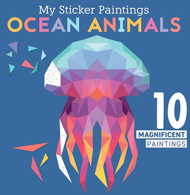 My Sticker Paintings: Ocean Animals - Kid's Activity Book