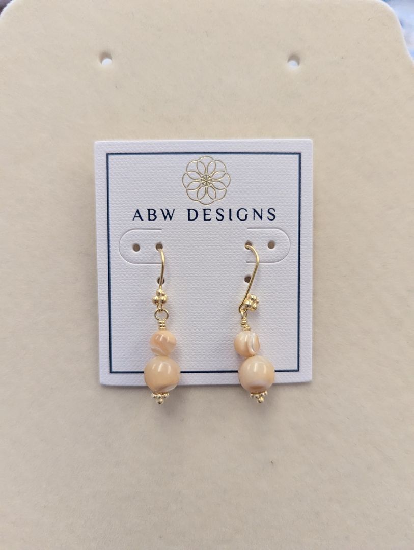 Double Gemstone Earrings