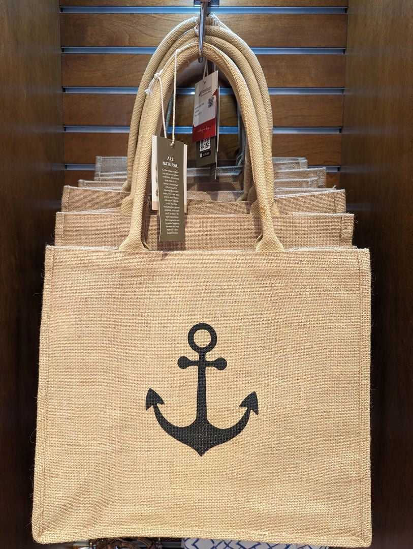 Anchor Jute Tote