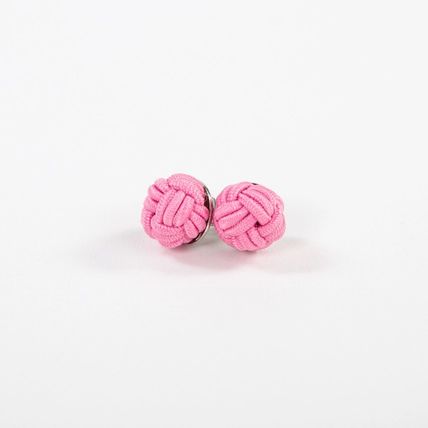 Pink Monkey Fist Earrings