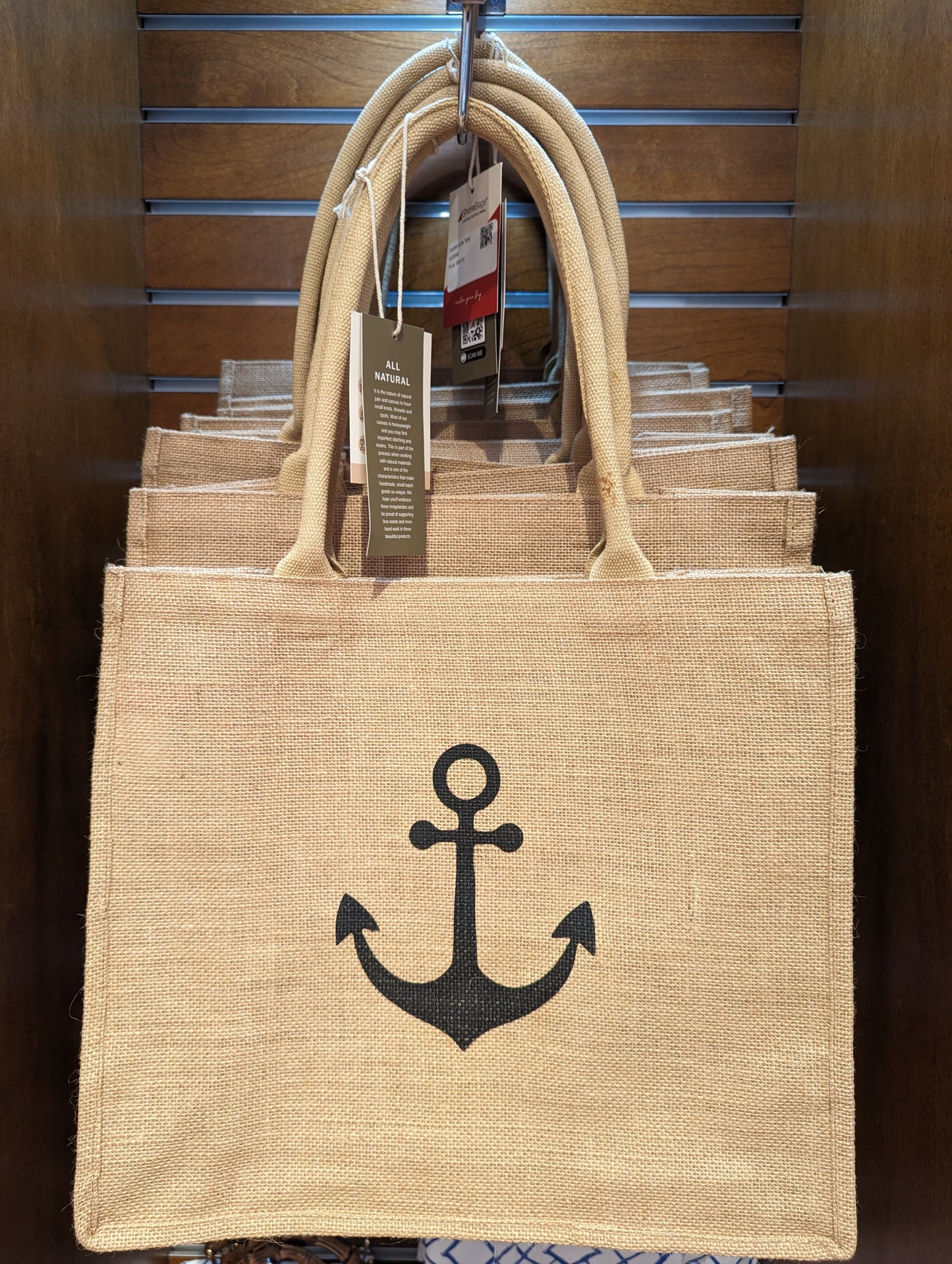 Anchor Jute Tote
