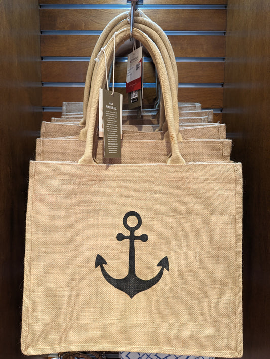 Anchor Jute Tote