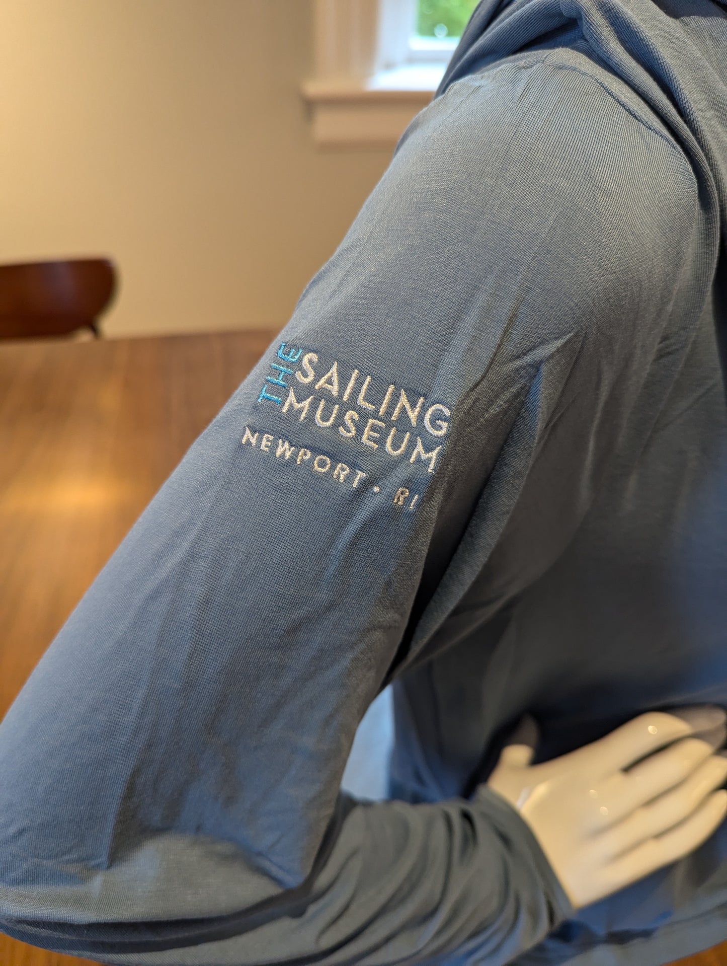 Blue Bit Hooded (Blue Grey) Sunshirts