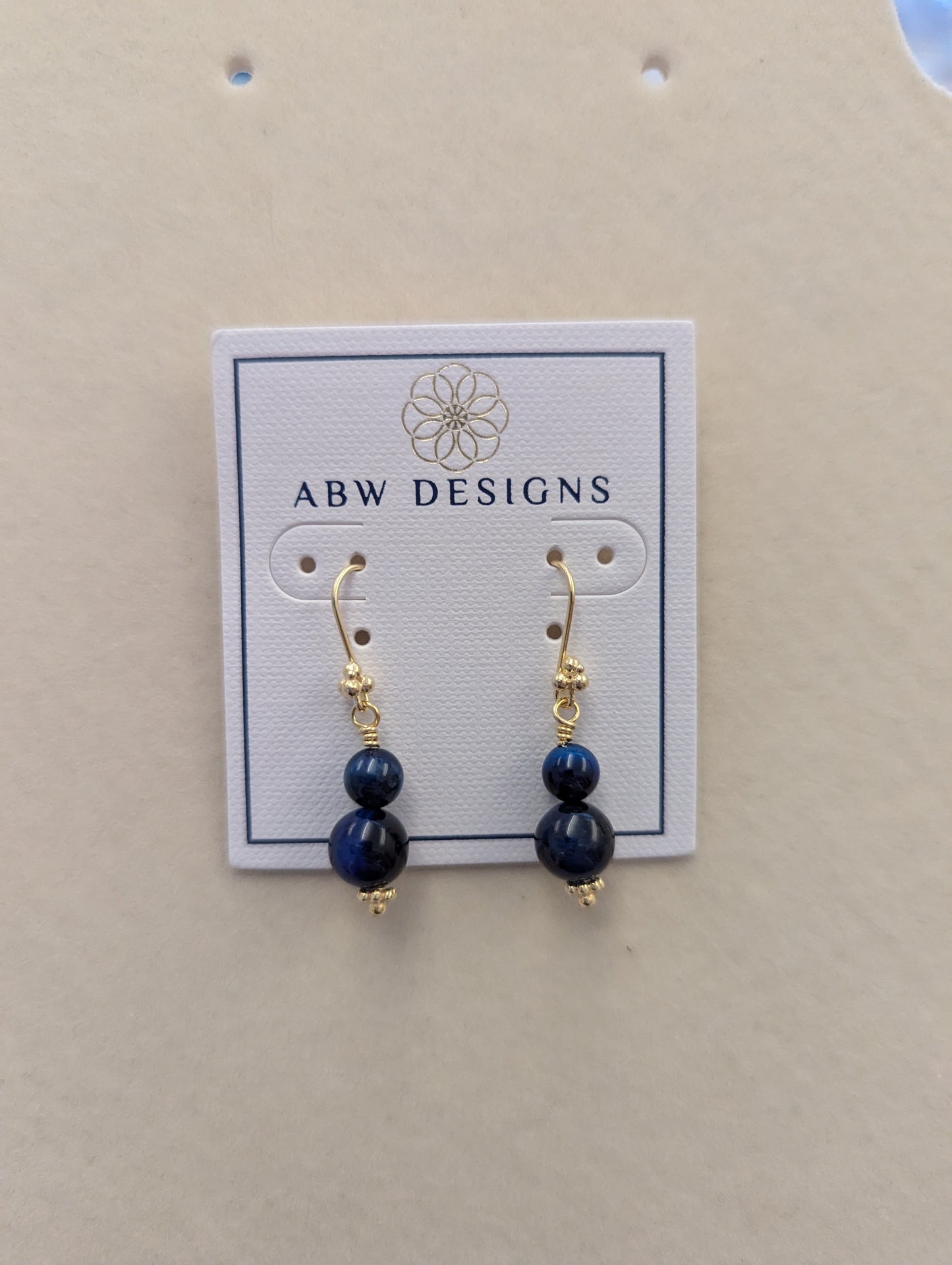 Double Gemstone Earrings
