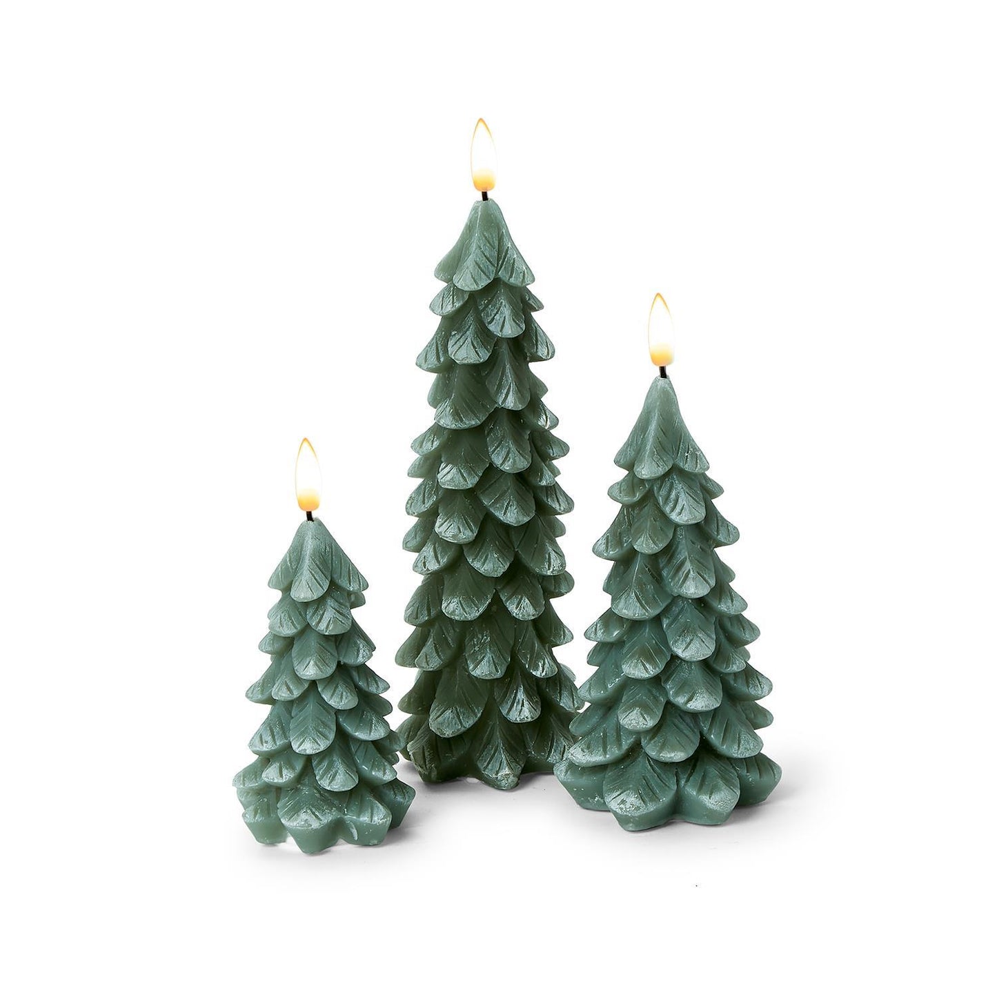 Set of 3 Flickering Trees