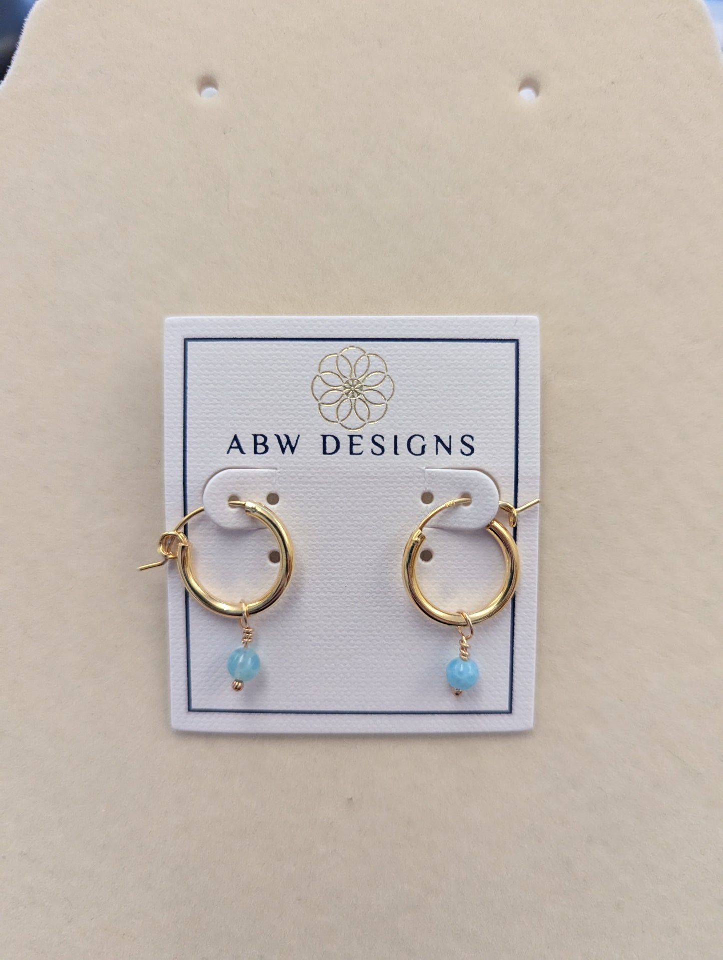 Hoops w/ Gemstone