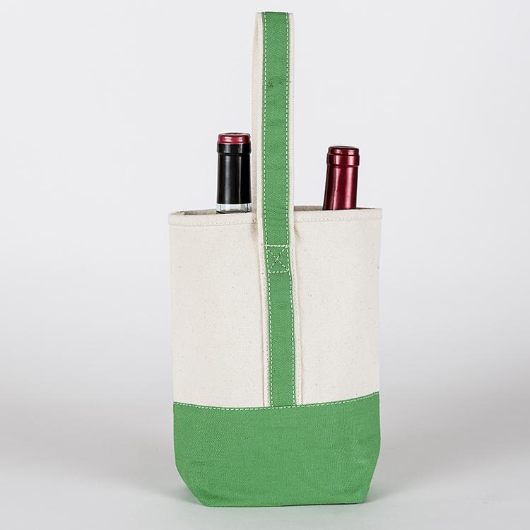 Double Wine Tote - Green