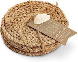Jute Coasters set of 4