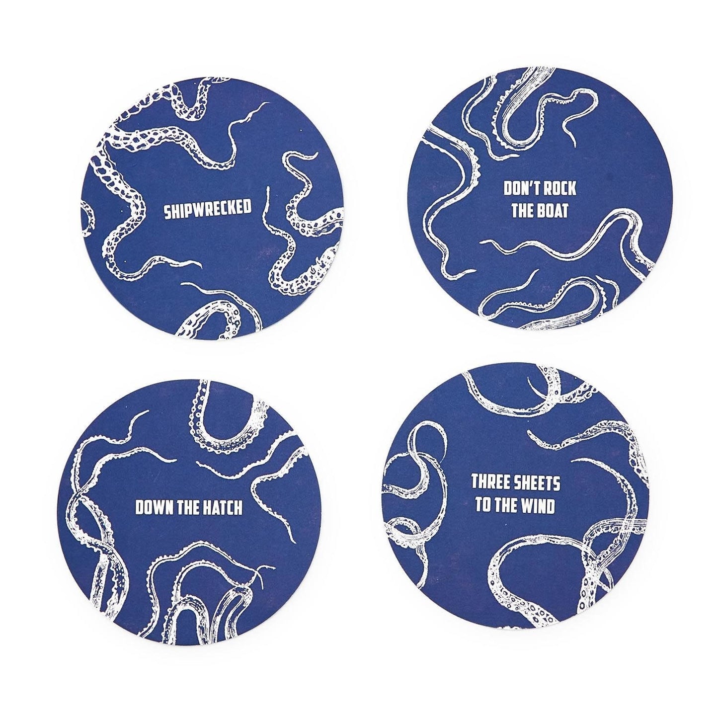 Octopi Paper Coaster Set 0f 10