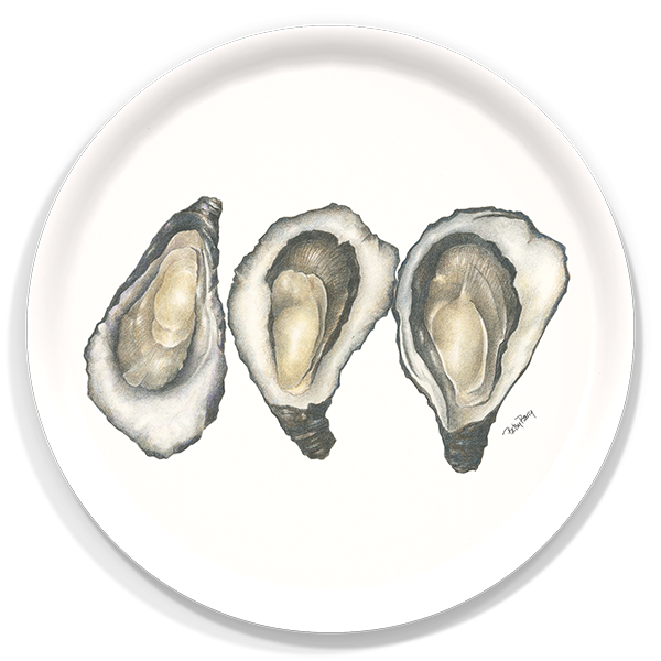 Oyster Round Tray