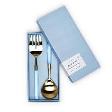 Blue Skies Set of 2 Servers w/Gift Box