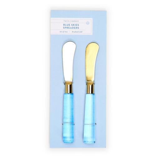 Blue Skies Set of 2 Spreaders on Gift Card