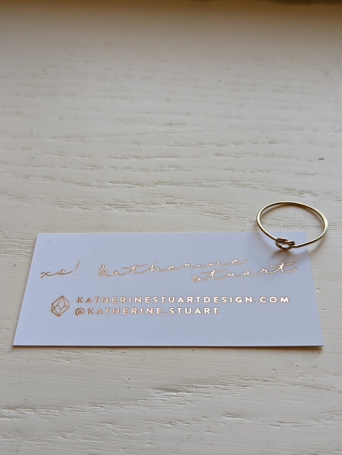 Katherine Stuart Knot Rings