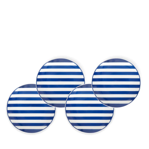 Stripe Canapé Plates Boxed Set/4