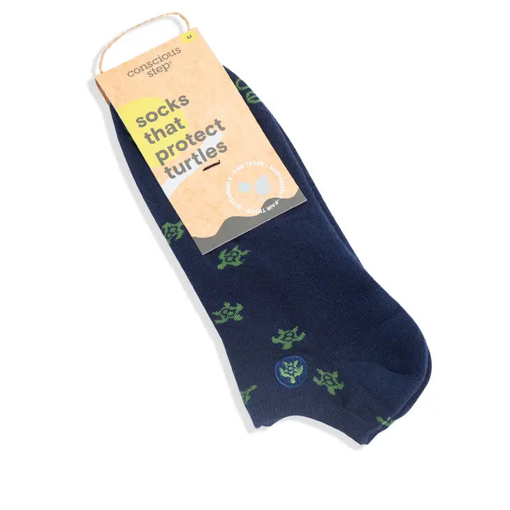 Protect the Turtles Ankle Socks - Adult M