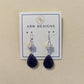 Blue Quartz w/ Knot Earrings