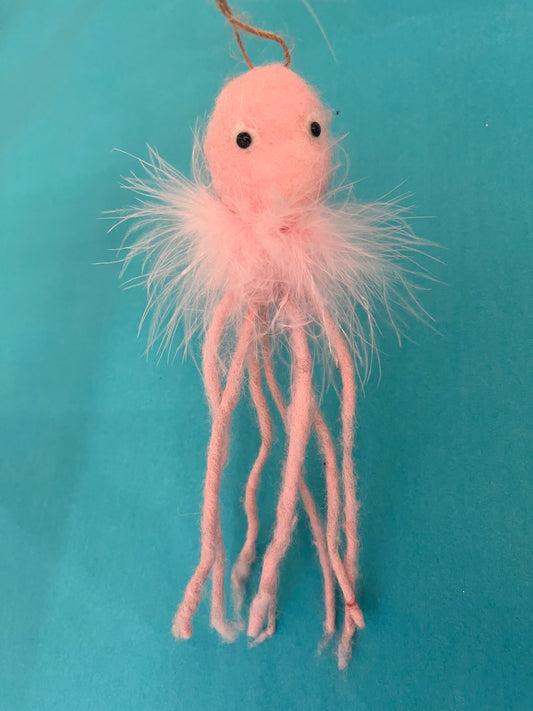 Felt Octopus - Blue or Pink