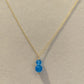 Blue Agate Necklace