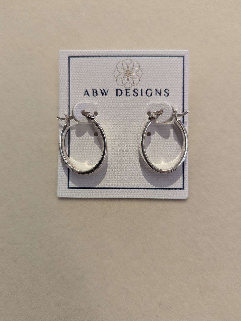 Plain Oval Hoops