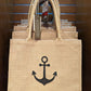 Anchor Jute Tote