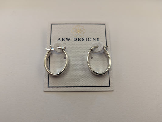 Plain Oval Hoops