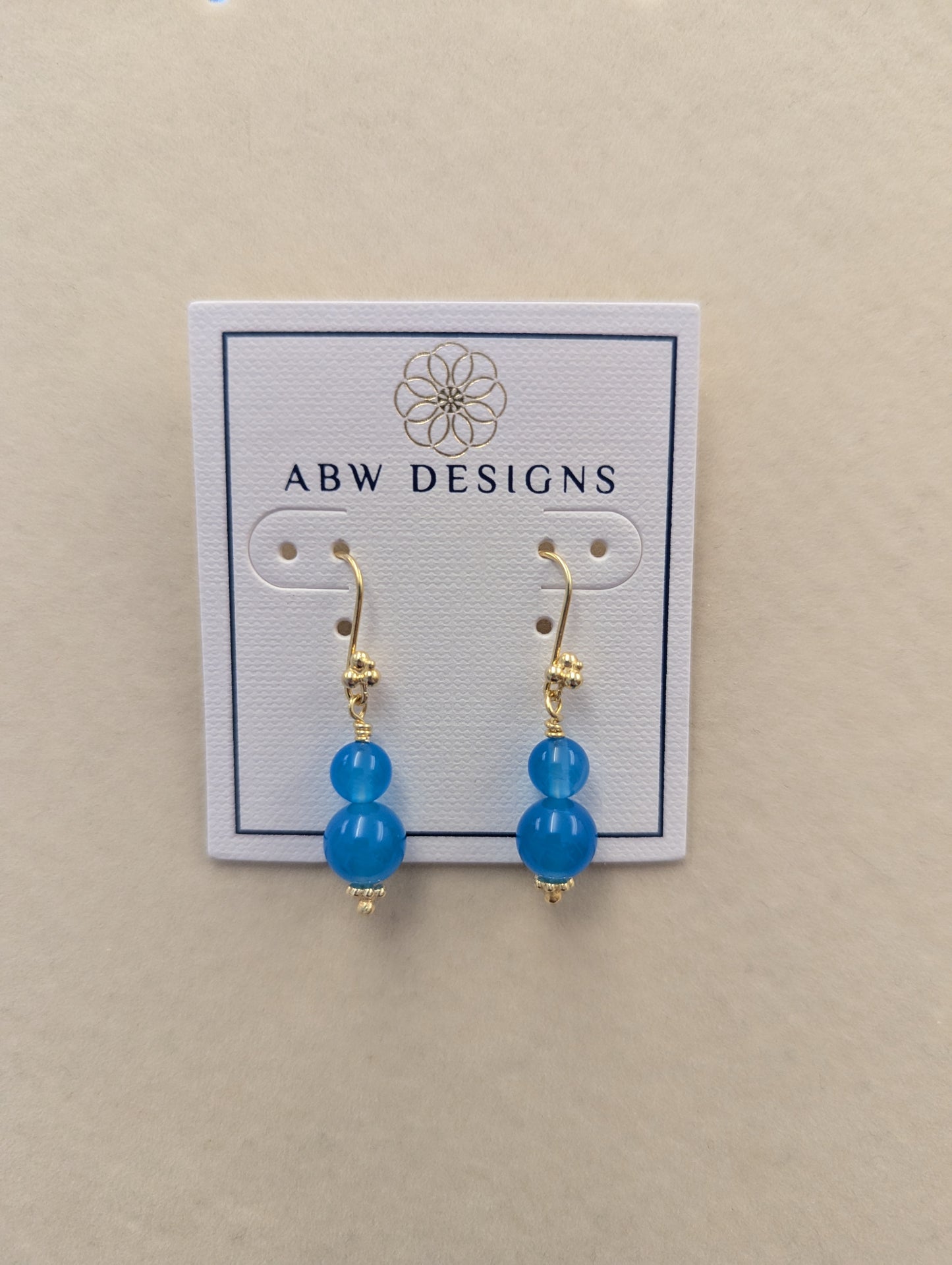 Double Gemstone Earrings