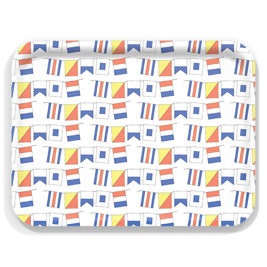 Nautical Flag Tray (Coast)