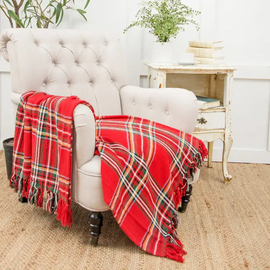 Arlington Plaid Throw Blanket