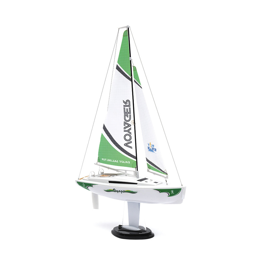 Voyager RC Sailboat Green