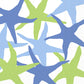 Starfish Cocktail Napkins - Blue/Green
