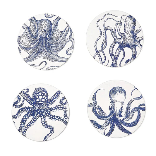 Octopi HW Paper Coasters Set of 40